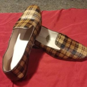 Plaid flats